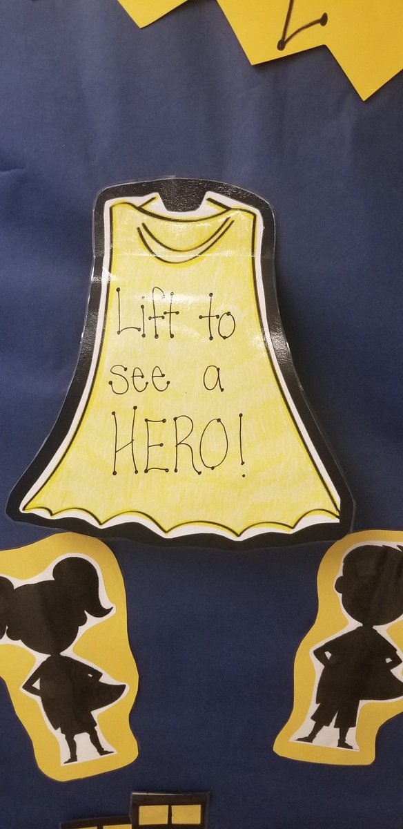 CarrieWeaver80's tweet photo. Decorated our Kindergarten door for Love of Reading month! "For the hero lies in you!" #bctigers https://t.co/Pc0zJaEkfh