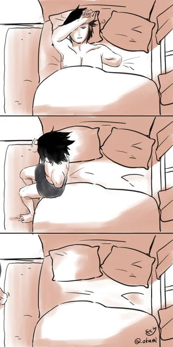 君が朝起きて隣にいないから。
#サスサク 