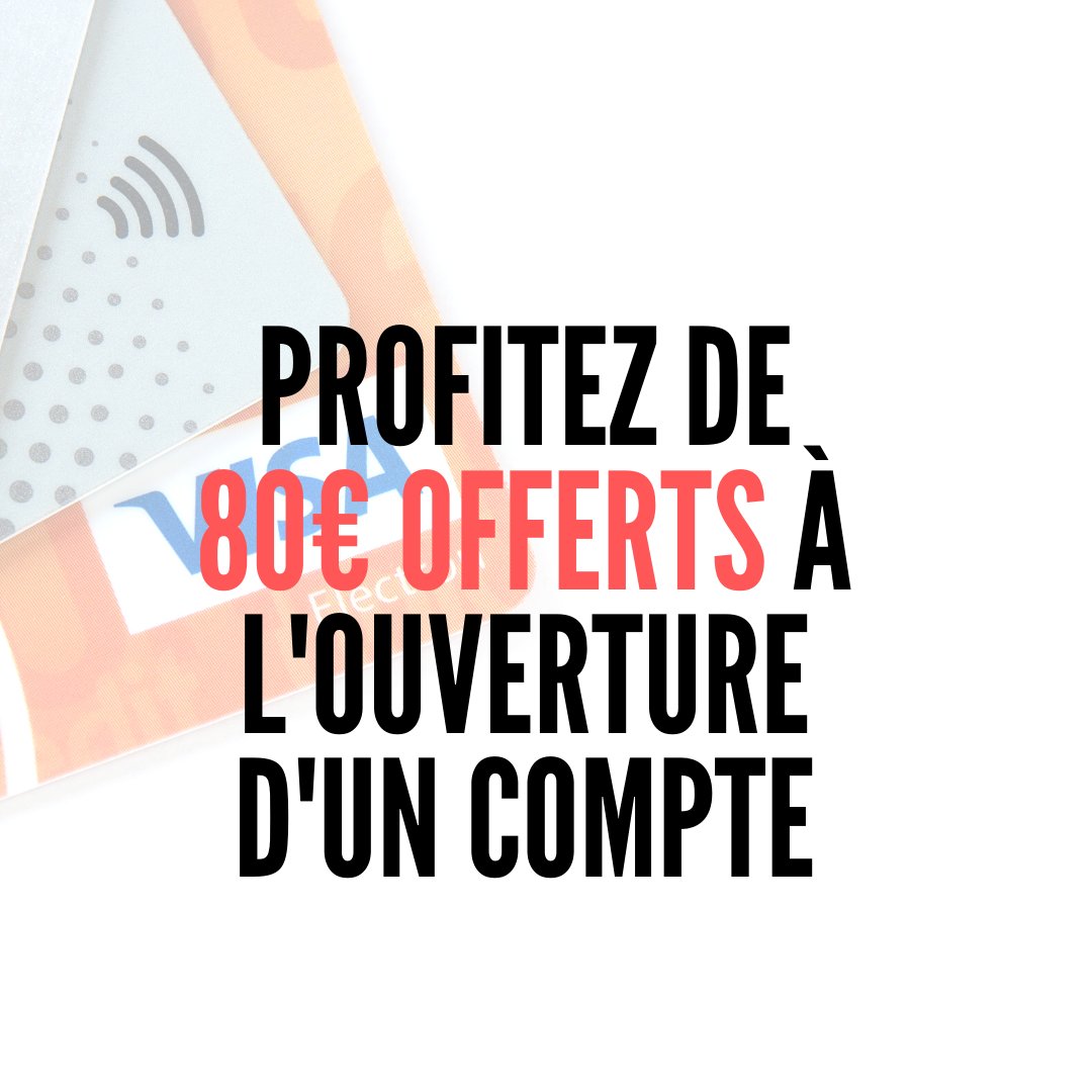 hyperbanque's tweet image. 🎁🎁80€ offerts 🎯🎯🎁
Trouvez votre banque en ligne facilement
💶Profitez des 80€ offerts 💶
+ pleins d'autres avantages #hyperbanque #80eurosofferts
🎁🎁Cliquez ici 🔻🔻
bit.ly/3bTHPWV