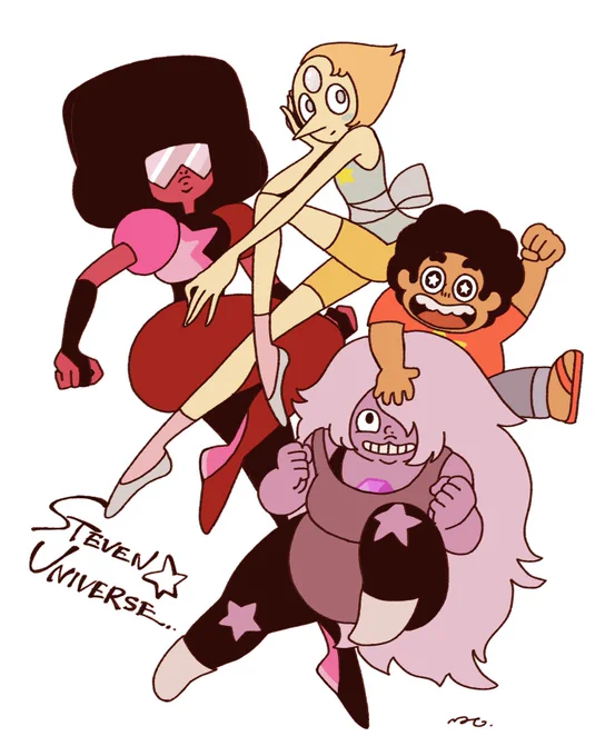 われらクリスタルジェムズ!
#スティーブンユニバース #stevenuniverse 