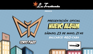cortoplazo's tweet photo. El 23 de mayo volvemos a tocar, después de muchos años, con disco nuevo!! VENÍSNO?
Entradas en: https://t.co/8CZZh4VHly o buscalas en https://t.co/IO3ndPuVFv y sus puntos de venta.
#CortoPlazo2020 #QTHJ #CortoBardo https://t.co/4mFlA9JLPK