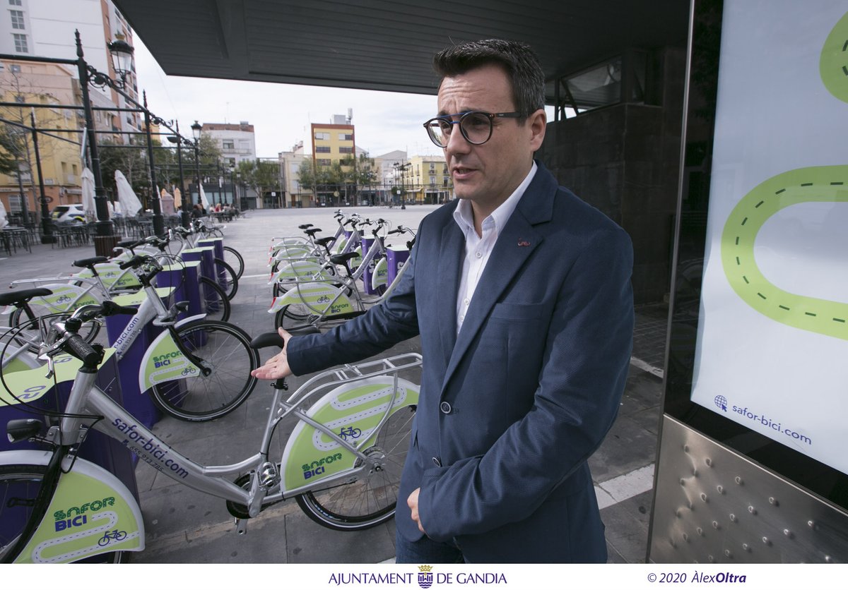 aj_gandia's tweet photo. Safor Bici reprén el servei amb més i millors bicis, nova app i web i importants millores de gestió https://t.co/7KoFddJvZo https://t.co/iSCEtK9SPm