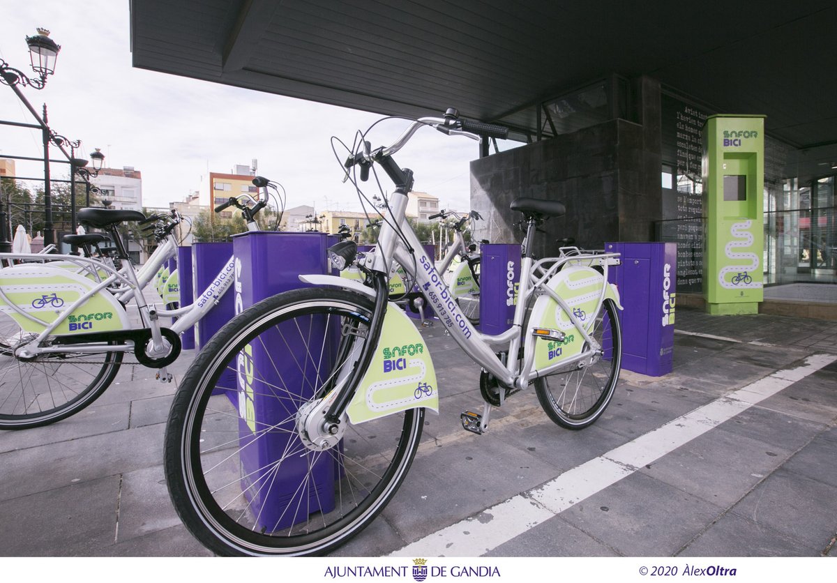 aj_gandia's tweet photo. Safor Bici reprén el servei amb més i millors bicis, nova app i web i importants millores de gestió https://t.co/7KoFddJvZo https://t.co/iSCEtK9SPm