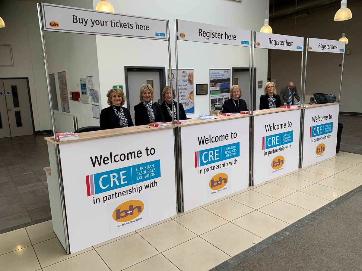 JonasEventTech's tweet photo. We're at @NAECStoneleigh today and tomorrow providing our exhibition registration software and staff (*Timmy Mallett is not one of our staff!) for the @CRE_churchshow.
#CREMidlands
#EventProfs #EventTech #EventProfsUK https://t.co/IYRYijguLx