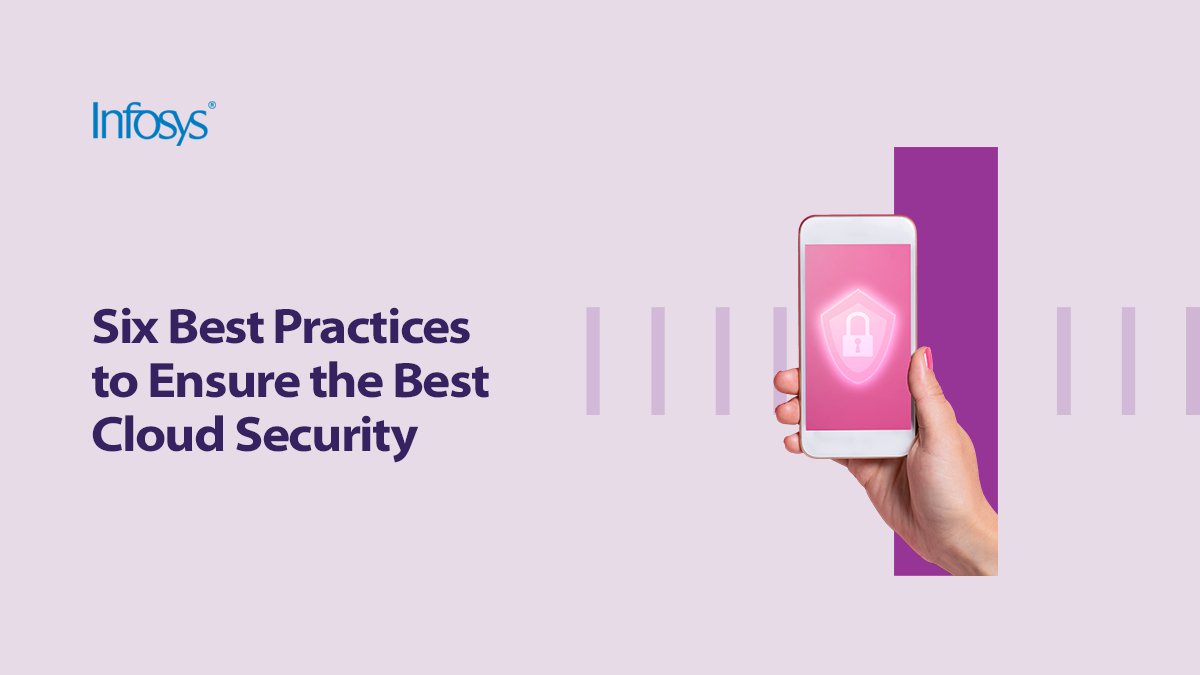 Infosys's tweet photo. Keeping up with #datasecurity mechanisms is one of the top drivers for enterprises to move apps to the #cloud. Dinesh Rao, Infosys, shares top six things organizations need to do to ensure their #data and applications are secure. Read more https://t.co/R4UcARxPpv https://t.co/xEjZzpo66C