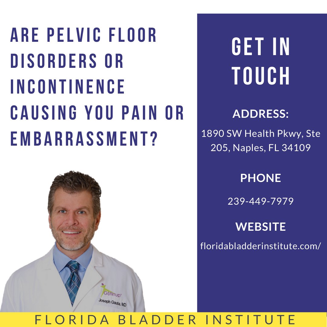 FLBladderInst's tweet photo. At Florida Bladder Institute, you will experience a thorough approach to the evaluation and treatment of pelvic organ prolapse, bladder and lower urinary tract disorders, bowel and gas incontinence, bleeding, pelvic pain and menopause. Contact Us today!  https://t.co/HaecinKq5S https://t.co/QESoM7CgYo