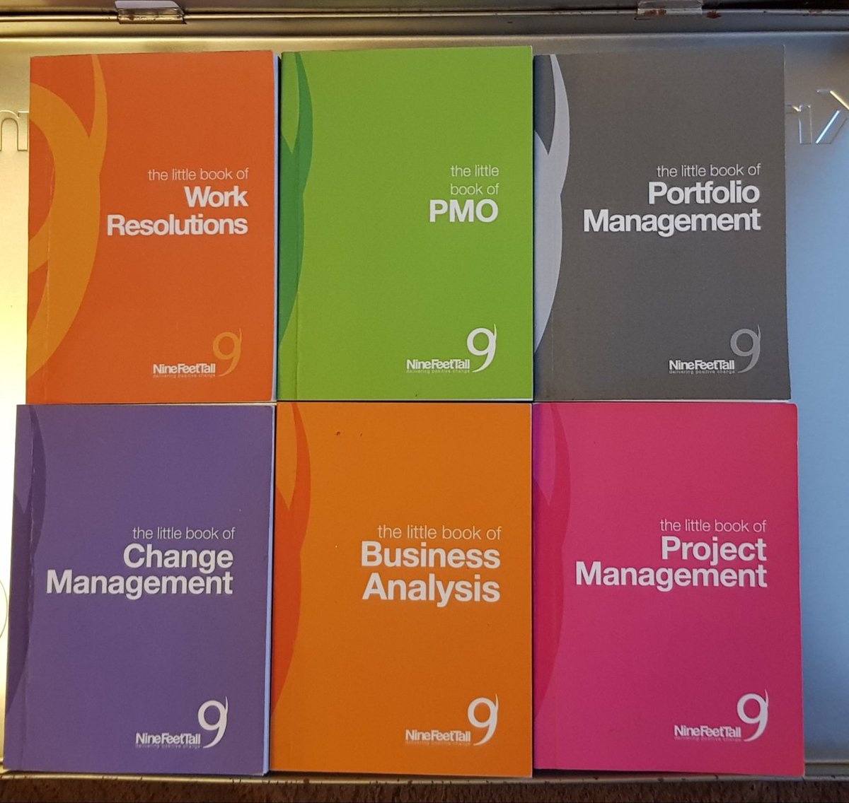 colinsmithson's tweet photo. @NineFeetTall my collection of mini books :-) https://t.co/woqw0TQqVX