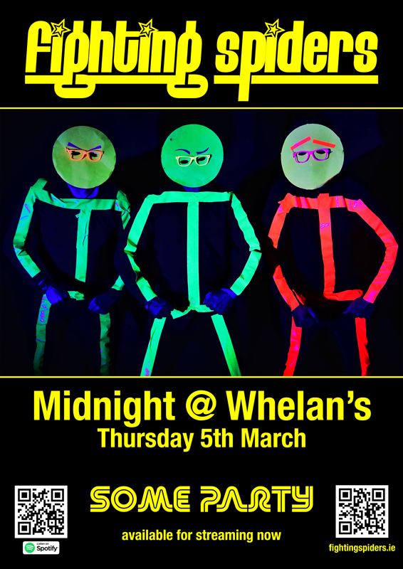 whelanslive's tweet photo. This Thur: MIDNIGHT HOUR w/ FIGHTING SPIDERS

Whelan’s Upstairs, 23:30 | Free Entry

https://t.co/EGSPga0lyr
@jamesonwhiskey #seenandheard @spidersfighting https://t.co/Na1iZFPtDG