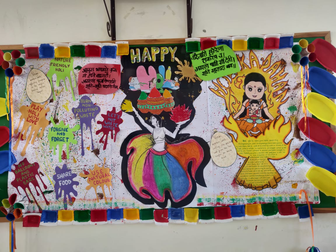 kingscollegein's tweet photo. #KingsCollegeIndia is all set to celebrate the vibrancy of the great festival ‘#Holi’. The creative minds of KCI showed their artistry and made various colourful artworks. Our bullet-in board is filled with such wonderful creative, have a look at those:
#HoliCreative https://t.co/pHcygIVhOR