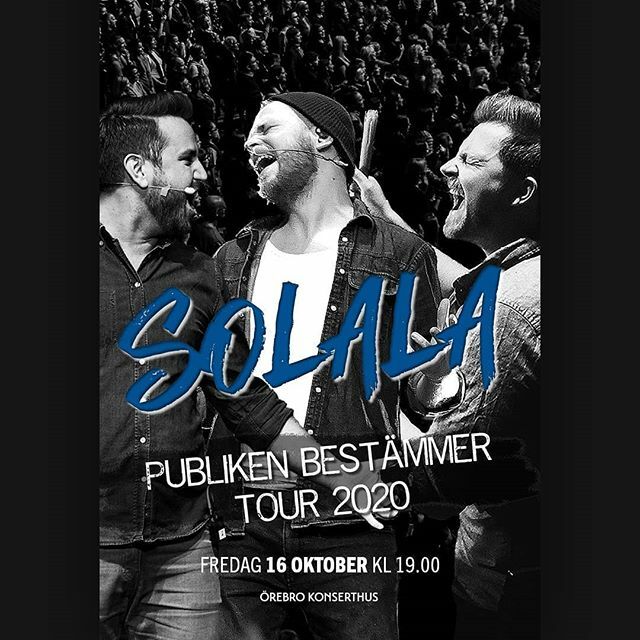 De stora konserthusturnéerna har under de senaste åren avlöst varandra och Solala har även gästat Allsång på Skansen och gjort mellanakten till finalen i Melodifestivalen 2018 tillsammans med Helena Sjöholm.
I "Publiken Bestämmer Tour" får publiken vara med och avgöra vilka …