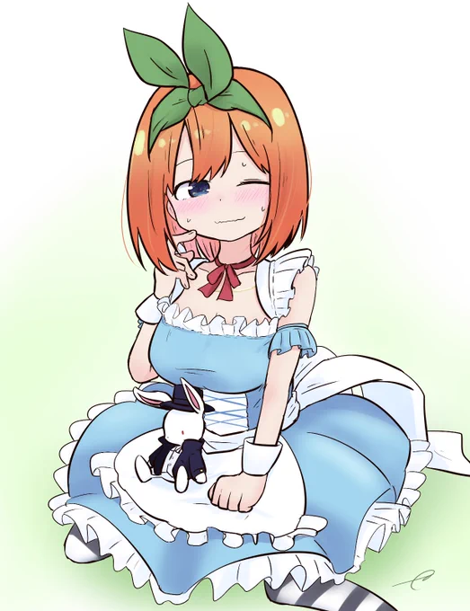 おとぎ話の四葉ちゃん。
「それはそうとこの服露出度高めじゃないですか…?」 