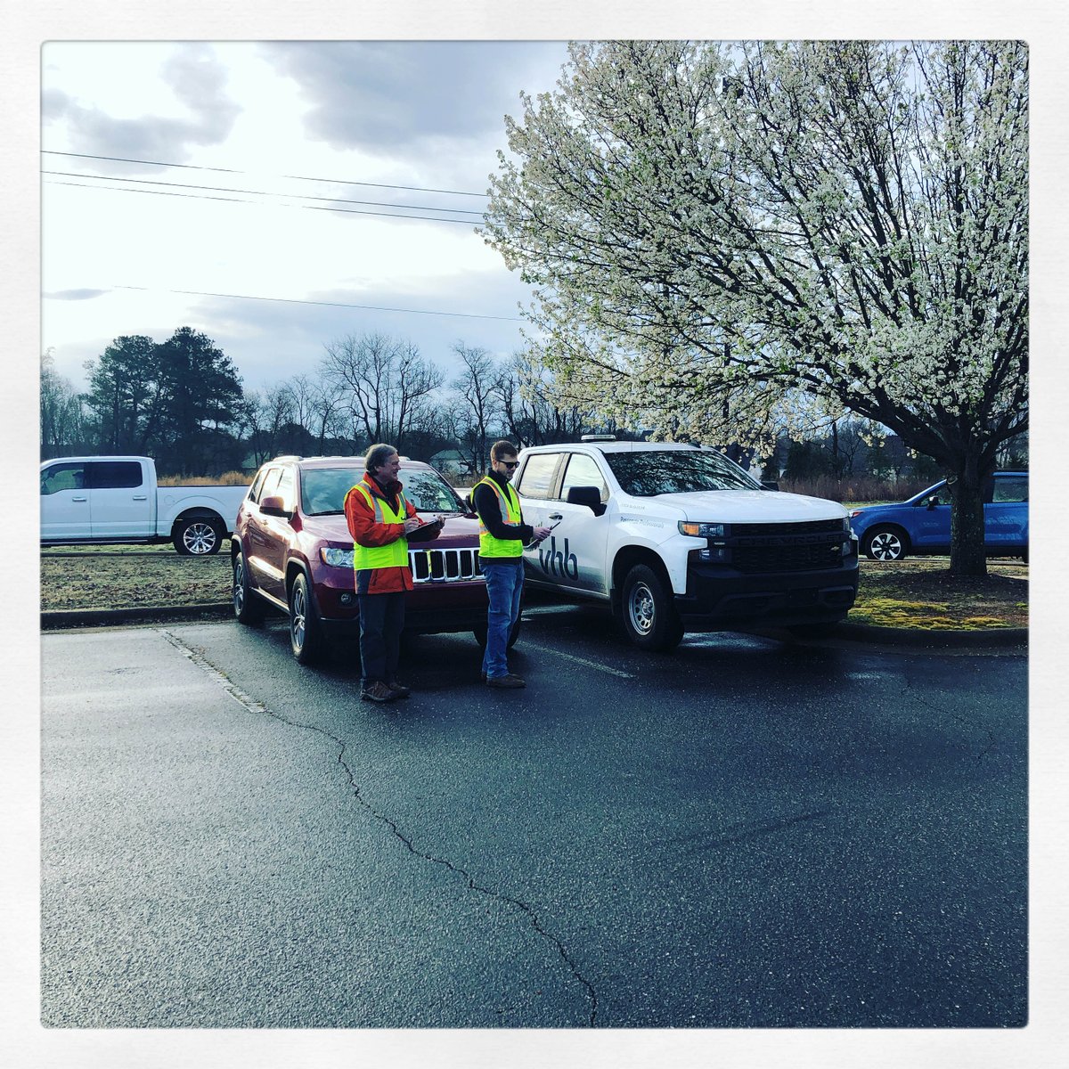 Traffic Study under way! Checking out our morning and afternoon carpool!
