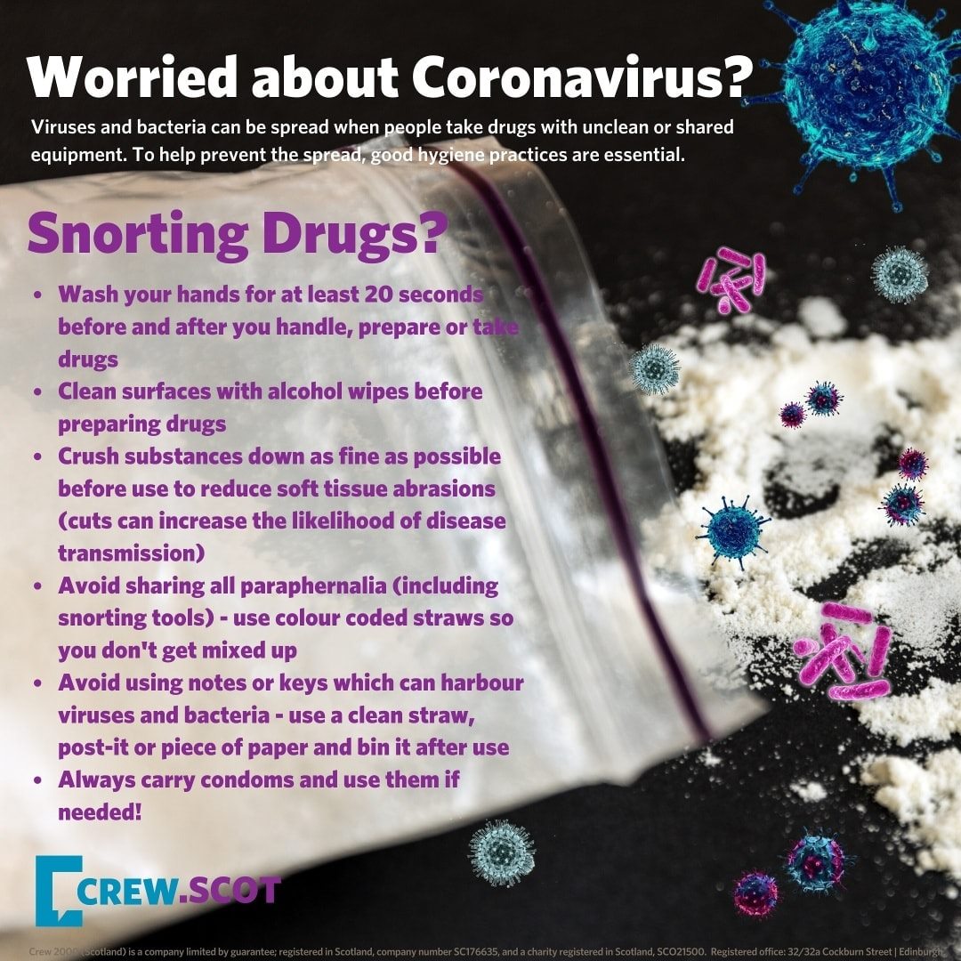 Worried about #Coronavirus? 🧫Viruses & bacteria can be spread when people take drugs w/ unclean/shared equipment 🧫 Good hygiene practices are essential help prevent the spread. Info below can help reduce the risk of passing on the common cold, flu or Hep C all year round. 🧐