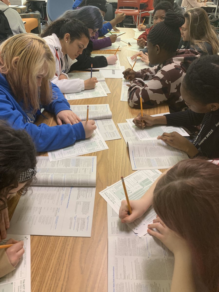 senoritasarver's tweet photo. Spring is in the air...and so is the ACT! @STEAMhigh https://t.co/imCF6erjZ7