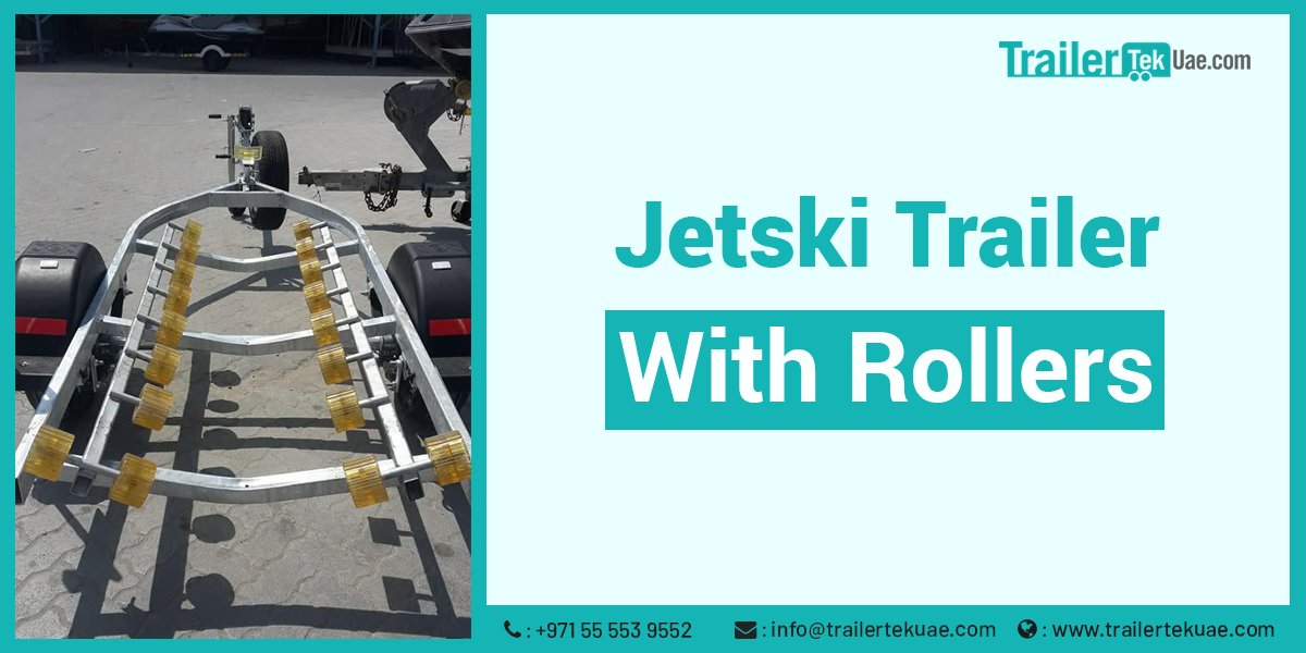 TrailerTekUAE's tweet photo. #Loading &amp; Launching just got easier with Trailer Tek trailers 🛥️🛥️🛥️
Explore our collection of #jetski roller #trailers having unique features like hot dip #galvanized frame, axles, safety chains &amp; adjustable bow stop to offer more support to the hull.
Call us on +971555539552! https://t.co/O86jU1tavx