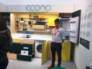DesignateUK's tweet image. This week we are at the KBB exhibition at Birmingham NEC.
Great products including this fantastic kitchen designed for #millennials by students at Bucks New University. Kitchen made of sustainable and recycled materials, of interest to #Modular Housing #builders