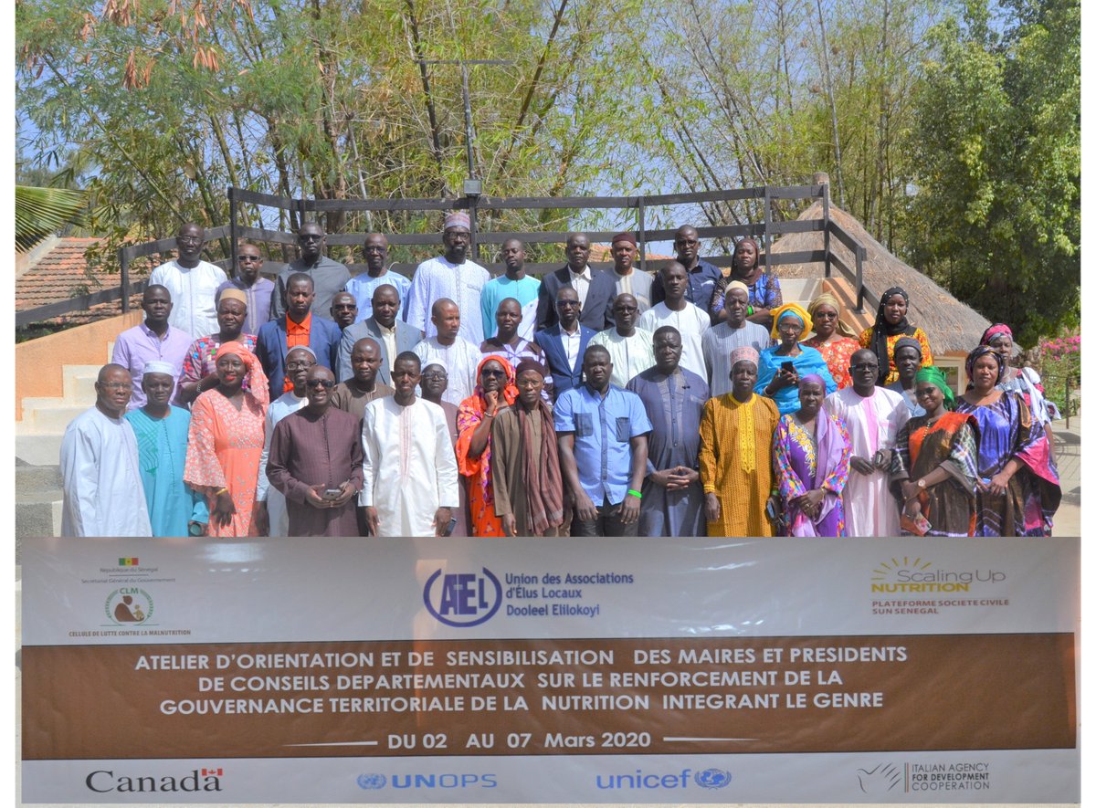 OSC_SUN_SENEGAL's tweet photo. Jour 3 : Les Elus s’engagent en faveur de la #nutrition, ils échangent et discutent sur le processus de création du réseau des élus locaux de l’#UAEL en faveur de la #nutrition avec l’appui financier de #UNOPS et le Fonds Commun de la #nutrition.
@ClmSenegal
@unicefsenegal https://t.co/2VR5hpiQVH