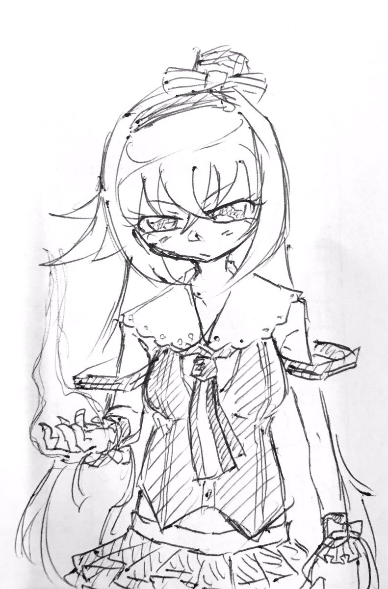 なんか強そうなお嬢様です
#ピノの自由帳 