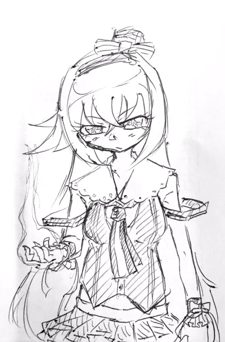 なんか強そうなお嬢様です
#ピノの自由帳 