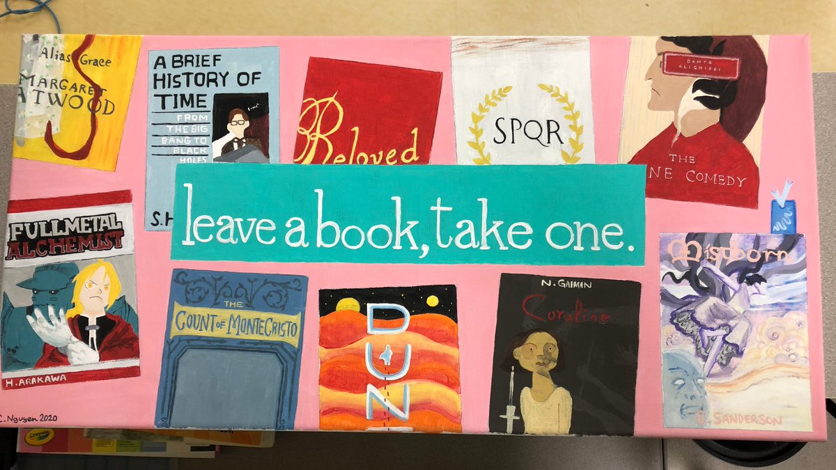 mctavish_h's tweet image. @CardinalLegerSS Do you have a good read that you&apos;d like to share with our community? We encourage you to exchange it for another book found on the library&apos;s new &quot;Leave a book, take one&quot; cart. Thanks to the #LégerLiterati for getting this started! #LégerReads #LancerLearning