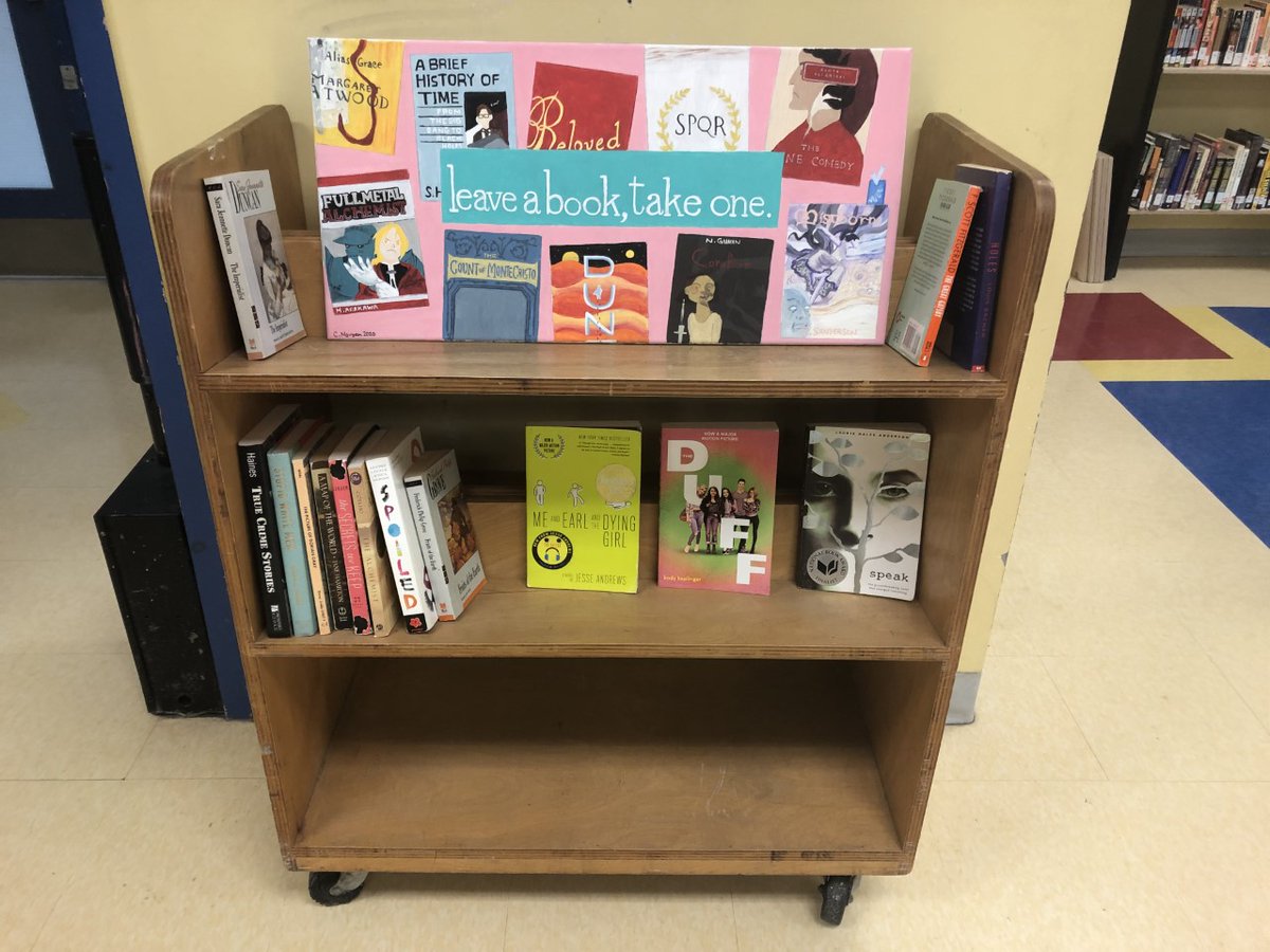 mctavish_h's tweet image. @CardinalLegerSS Do you have a good read that you&apos;d like to share with our community? We encourage you to exchange it for another book found on the library&apos;s new &quot;Leave a book, take one&quot; cart. Thanks to the #LégerLiterati for getting this started! #LégerReads #LancerLearning