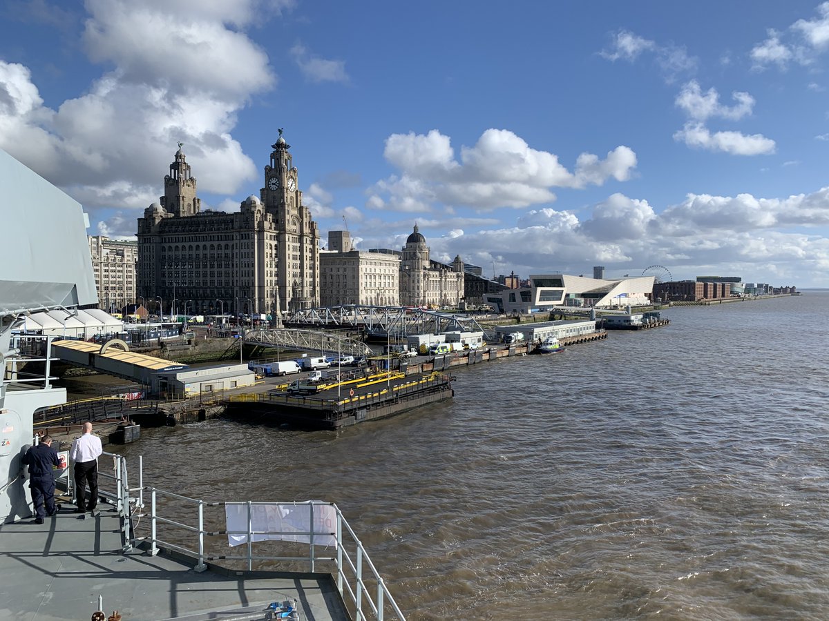 Great day in Liverpool, visiting the HMS Prince of Wales Aircraft Carrier.  What a feat of engineering.  Proud to supply the cable seals on this project. What a view from the back of the ship. #hmsprinceofwales #carrieralliance #HMSPWLSinLiverpool #mctbrattberg #mct #royalnavy