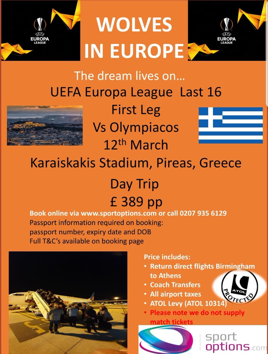 Sport_Options's tweet photo. https://t.co/2Hk1SYbalD
#wolvesineurope #wwfc https://t.co/m6Iv8EQERc