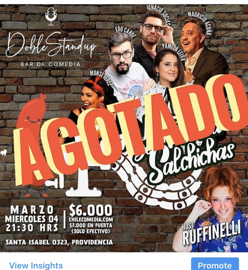 doblestandup's tweet photo. Nuestro show de hoy AGoTaDo!!!!!! @macfern en #doblestandup #chile #Santiago https://t.co/wrjw9mgiGz