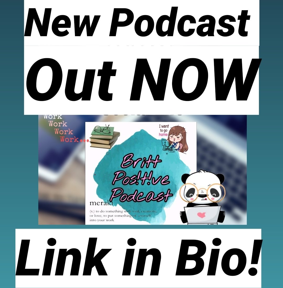 Brittpositivep1's tweet photo. #Checkout #bppodcast🎙
Listen while you're at #work, or while you're #driving or on #Break! #helpful #tipstolivehappily
#YOUTUBE #Podbean #Wednesday #Wednesdaythought #morningmotivation #Wednesdaymood #podcast
https://t.co/mOvg5dJzTk
https://t.co/mKutibnKvN https://t.co/ukjRl0Uq9Y