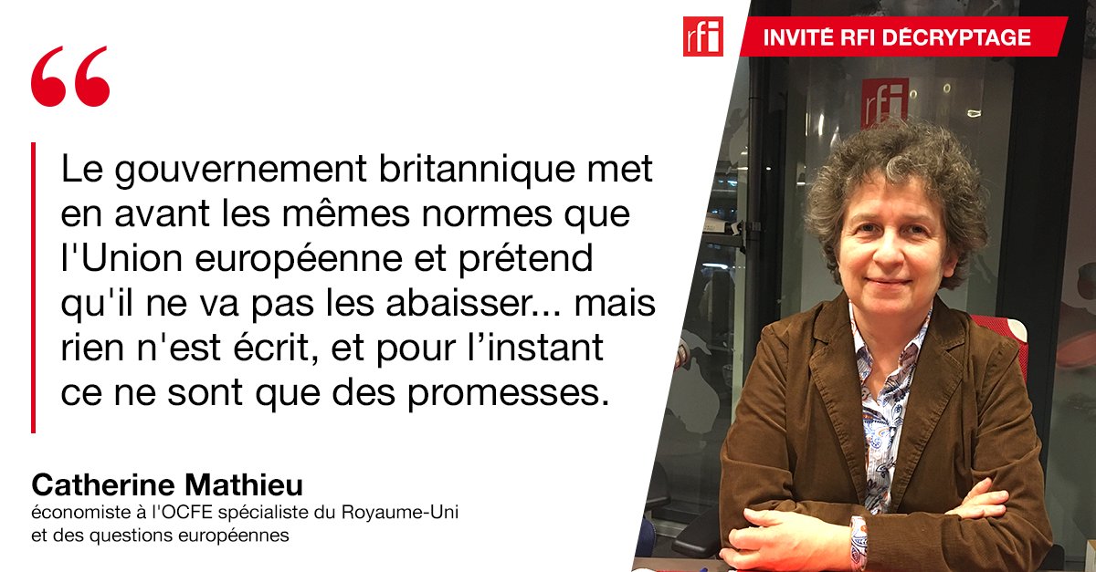rfidecryptage's tweet photo. 🇬🇧🇪🇺 #Brexit D'après l'économiste Catherine Mathieu @ofceparis, du côté de l'Union européenne la crainte est d'avoir, à sa porte, un pays avec lequel les échanges sont nombreux et qui serait largement déréglementé.
#ParoleDesExperts https://t.co/MGOP7jMj6R