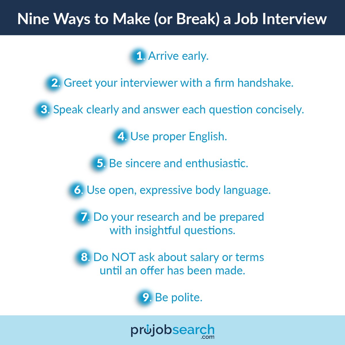 Pro_Job_Search's tweet image. For more tips Visit projobsearch.com email us at hello@projobsearch.com | Call:+919522222074
#Tips #InterviewTips #Interview #CareerAdvice #Resume #JobHunt #Career #business #entrepreneur #job #Jobs #JobHunting #JobSeeker #FindJobs #Hiring #jobsearch #jobs4u #ProJobSearch