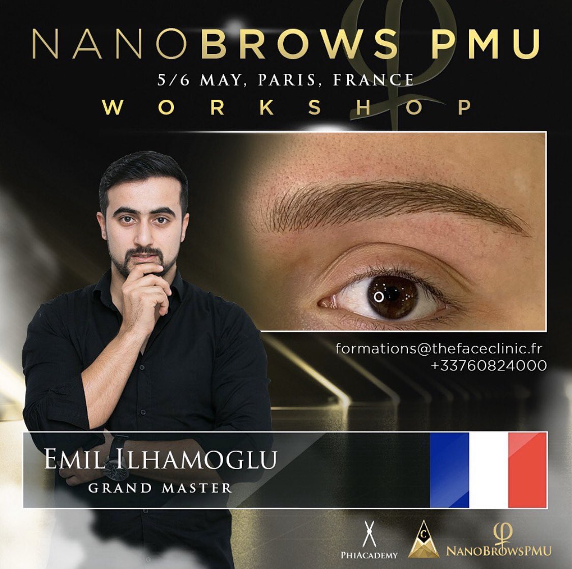 EmilIlhamoglu's tweet photo. NanoBrowsPMU training will be in France. Paris 💃🏻 https://t.co/fIjC2IOf4S
