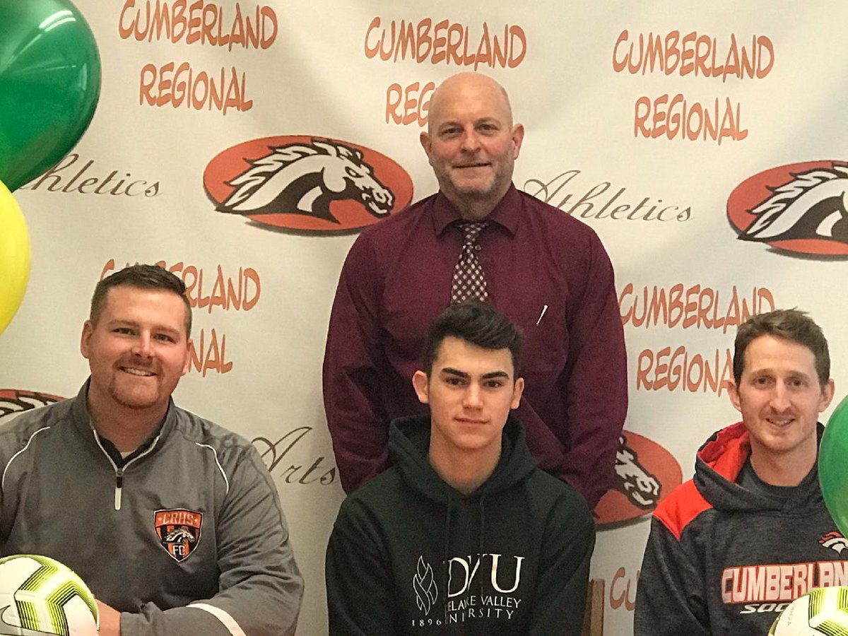 crhscoltssoccer's tweet photo. Congrats to Michael Hamlyn, CRHS defender, who has committed to play for the Delaware Valley University Aggies next season while majoring in Business Administration. Good luck with your future academic & athletic career!
#2020Commit
#ColtPride
#CommitmentExcellence https://t.co/Mymxlz6xC6