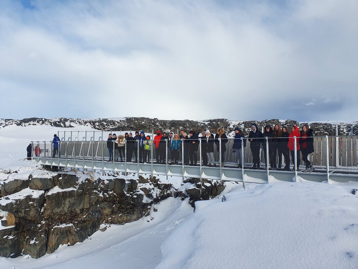 TGS_Iceland's tweet photo. Bridge between the plates! A wonderful example of a #constructiveplateboundary #geographyinaction https://t.co/f1zOmgzU5P