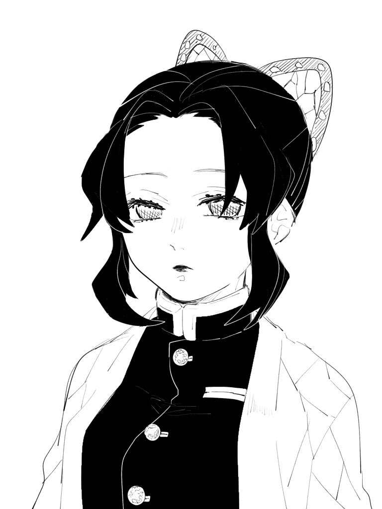 しのぶ お怒り胡蝶しのぶ あお森透のイラスト