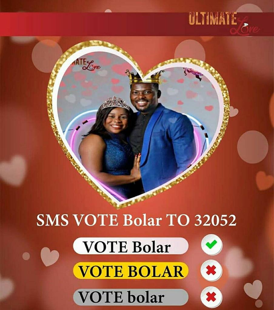 Focusidris's tweet photo. Please don't forget to vote for #Bolanle #Bholar #ultimateloveng  @BolanleOfficial https://t.co/Z68lsffce9