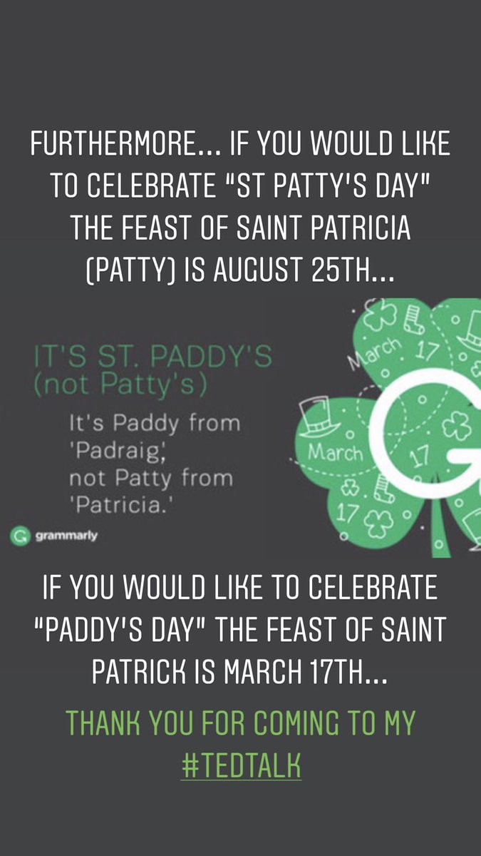 Just a crash course on #HowToIrishSocialMedia in the run up to Saint Patrick’s Day... please share with those who need to read this Irish themed #PSA 🇮🇪😂