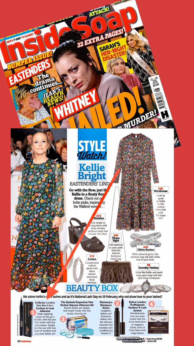 dollbabylondon's tweet photo. Our brand new 'Dollbaby Duo Pen' UK's first 2-in-1 Eyeliner & Lash Adhesive featured in Inside Soap Magazine❤️Tap link to shop: https://t.co/cFNKJU2kZj
#dollbabylondon #eyelinerlashglue #easylashes #lashlinerlashes #lashliner https://t.co/1K00bbeWkb