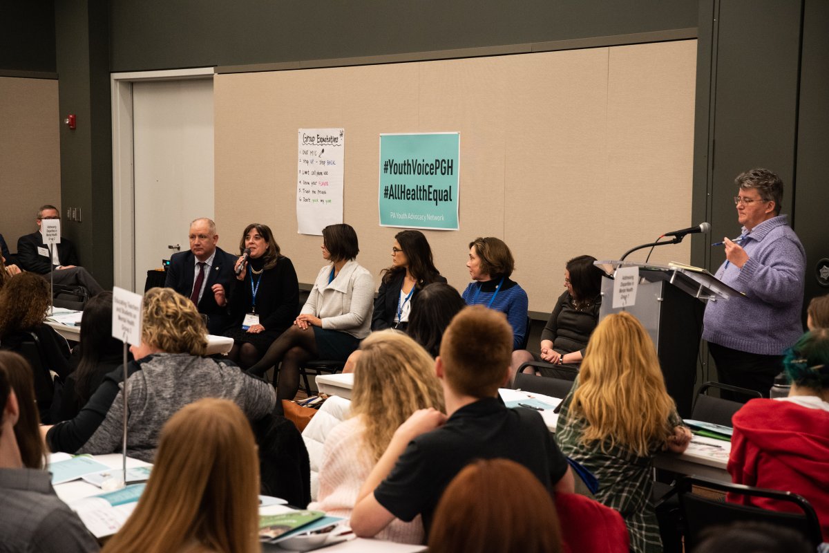 JHForg's tweet photo. Thank you to all of the legislators that joined the panel at our Youth Advocacy Workshop on #mentalhealth at the #DMHSummit yesterday @SenWilliamsPA @SenatorIovino @RepDanMiller @RepInnamorato @RepMihalek @RepKulik #AllHealthEqual #YouthVoicePGH https://t.co/Ml481EaMJX