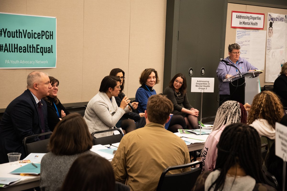 JHForg's tweet photo. Thank you to all of the legislators that joined the panel at our Youth Advocacy Workshop on #mentalhealth at the #DMHSummit yesterday @SenWilliamsPA @SenatorIovino @RepDanMiller @RepInnamorato @RepMihalek @RepKulik #AllHealthEqual #YouthVoicePGH https://t.co/Ml481EaMJX