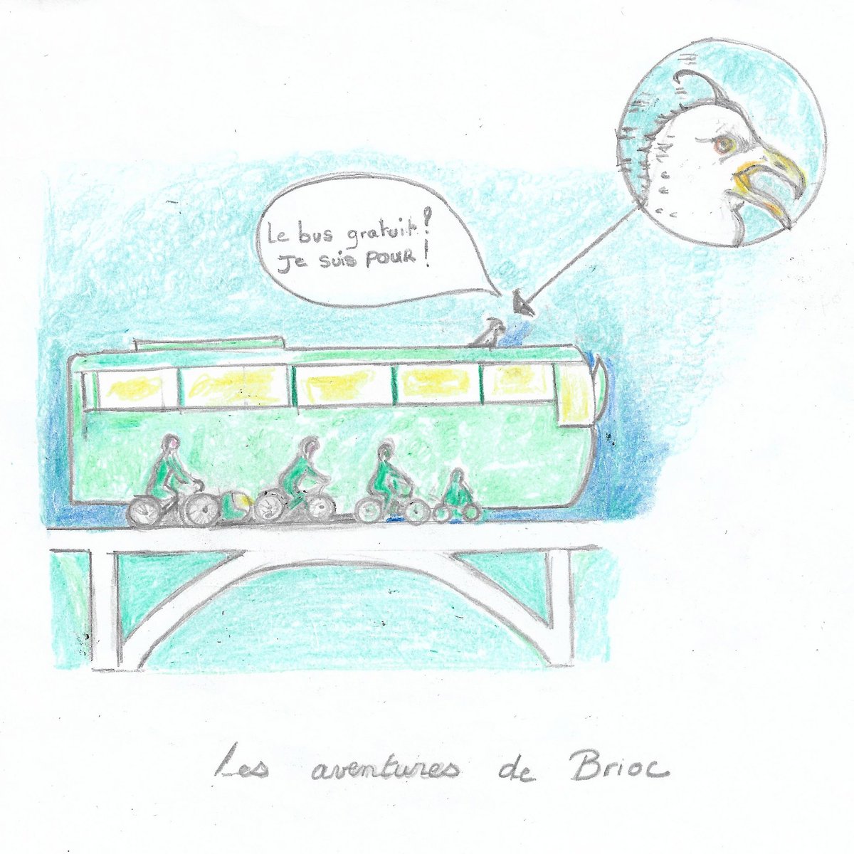 saintbrieuc_ess's tweet photo. 🌱 ✍️ Brioc profite de la gratuité des Bus avec plaisir, un moyen simple pour redynamiser le centre-ville de Saint-Brieuc. #municipale2020 #Brioc #SaintBrieuc #MieuxVivreEnsemble © Isabelle Cherel https://t.co/00BvWX0vb0