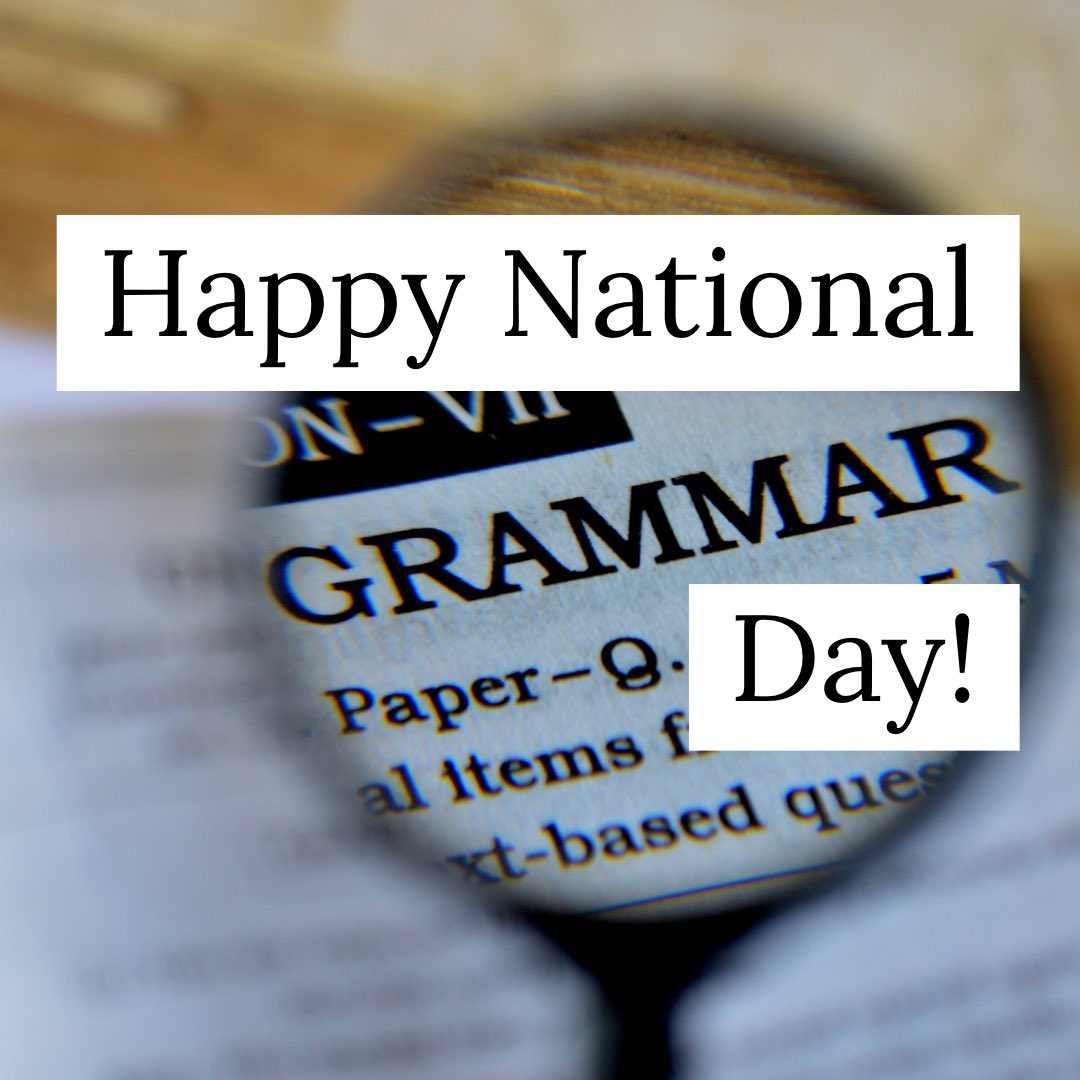 kreatable's tweet photo. Today is #NationalGrammarDay โ I see #typos #BadGrammar #Misspelling #BadPunctuation on #SocialMedia more than I can say. ๐ฉ Iโm not perfect, but at least I try! @AdobeSpark ๐๐ฐ๐ https://t.co/31yeph52K4