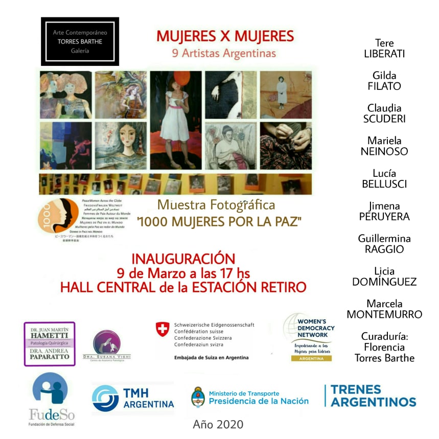 marcepastore's tweet photo. En el marco del dia de las mujeres , nos agrada de compartir esta actividad con la Galería de Arte Contemporáneo Torres Barthe,Trenes Argentinos y la ONG Mujeres
de Paz en el Mundo (Peacewomen Across the Globe)..
FUDESO, intervendrá la " SILLA VIOLETA " #PorElBuenTrato @Respeto https://t.co/9yrBa80pkR