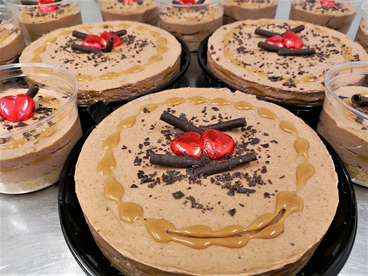 One word......... WOW Millets Farm Shop presents Chocolate Salted Caramel Cheesecake. Say no more.......... (made by our talented team who know what flavour & quality is all about!) Be quick as other people may just learn about these beauties!