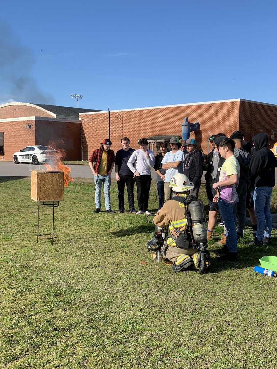 Camden County Schools Fire Academy, first burn!