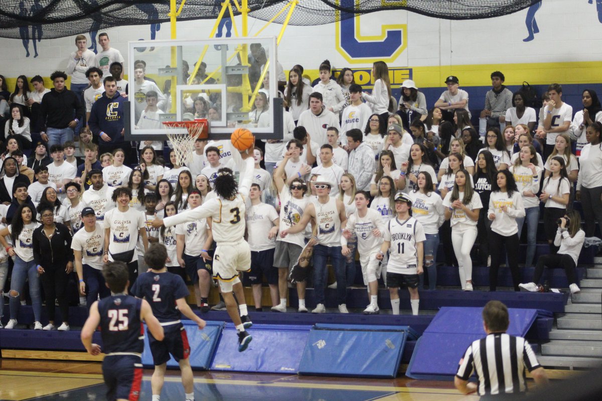 chsjournalismma's tweet photo. Colonia Crazies at Monday's basketball game against Mendham.
Come out and support the boys varsity basketball team today in the second round of states !! The boys play at Carteret High School against Carteret at 5:30 today. https://t.co/ChALjkCyn5