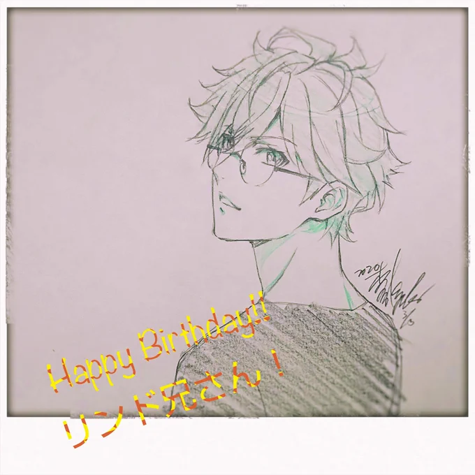 昨日は上げられませんでしたが、3月3日はDance with Devilsリンド兄さんのお誕生日でした!?
リンド兄さんおめでとうございます!✨?✨
#立華リンド生誕祭 
#立華リンド生誕祭2020
 #ダンデビ
名字間違えたので上げ直しました?? 