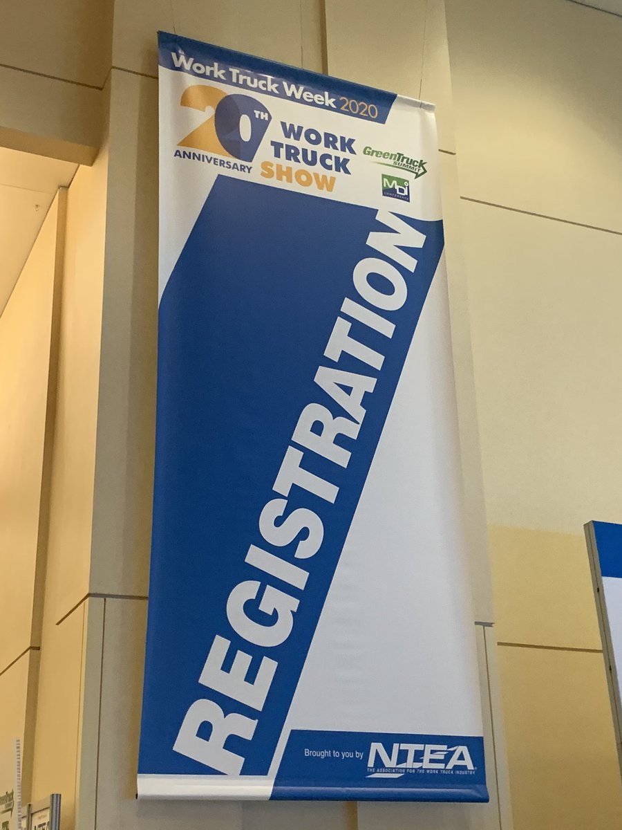 Registration is open at #worktrucks20
Come see us here and enjoy the Show.