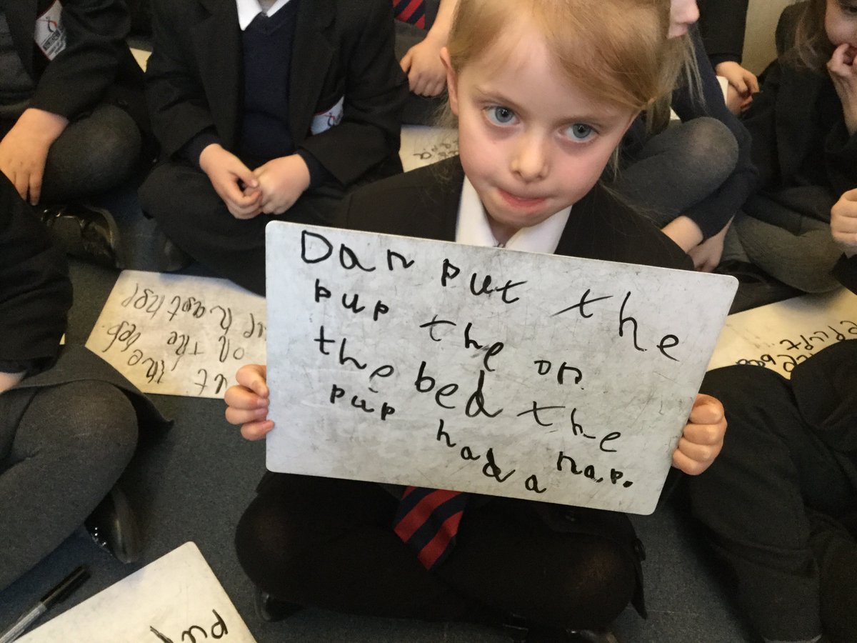 RecRAH's tweet photo. Reading and writing during the dictation part of our Sounds Write session today. https://t.co/bOJ7MGpZTS