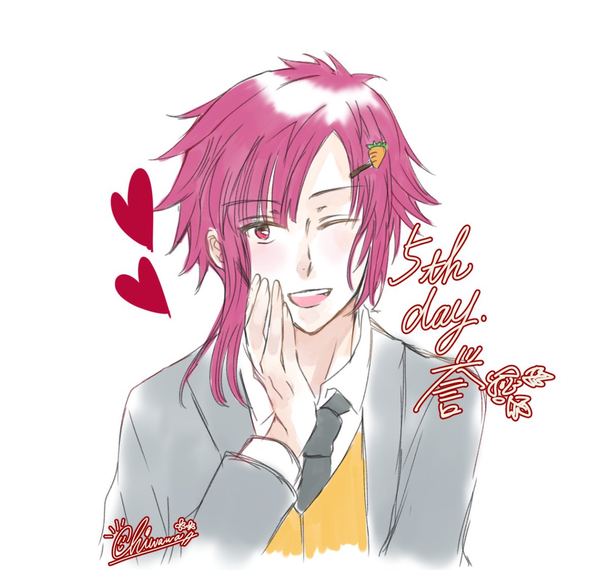 ありがとうございました リプ来たキャラを1週間描き続けて画力が上がるか試す 今日から再開しました 5日目です ヘアピン男子って可愛いよね 何言ってるんだ ありがとうございました リプ来たキャラを1週間描き続けて画力が上がるか試す 今日から再開しました 5日目です ヘアピン男子って可愛いよね 何言ってるんだ